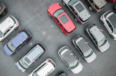 Cars Parked in Parking Lot