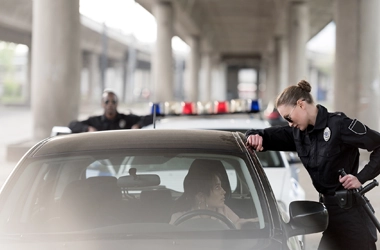Police Officer Impounding Vehicle